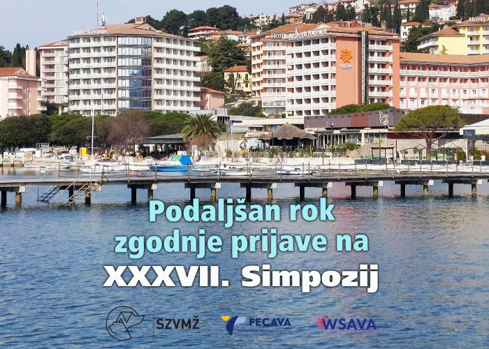 Podaljšan rok za zgodnje prijave na XXXVII. simpozij SZVMŽ